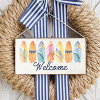 Surfboards Welcome Twine Sign