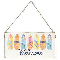 Surfboards Welcome Twine Sign