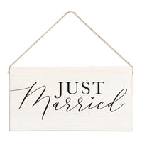 Just Married Twine Sign