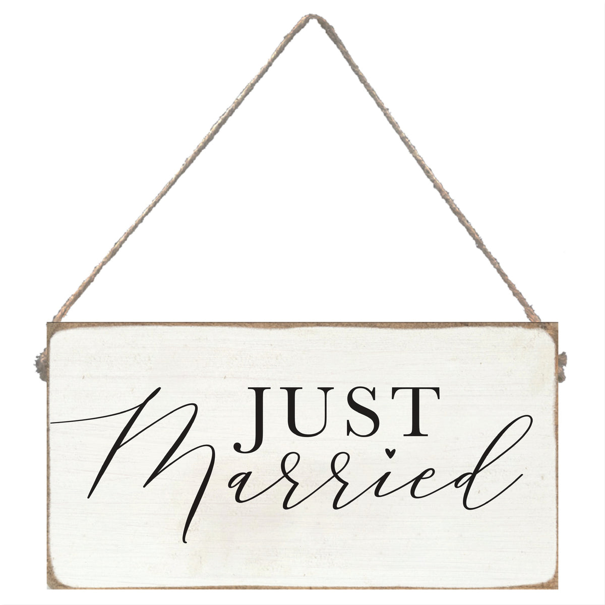 Just Married Twine Sign
