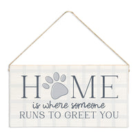 Home Is Where Someone Twine Sign