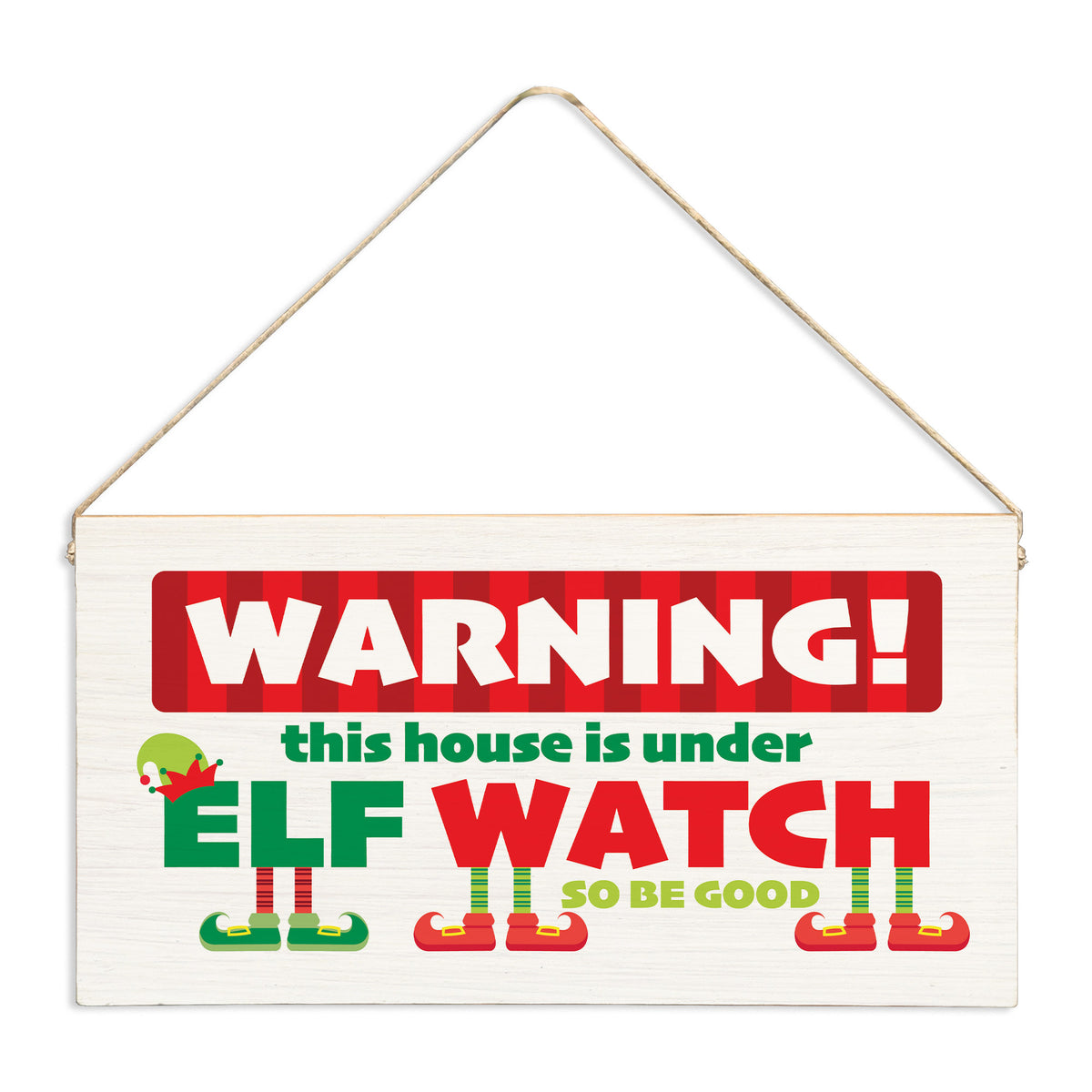 Elf Watch Twine Sign