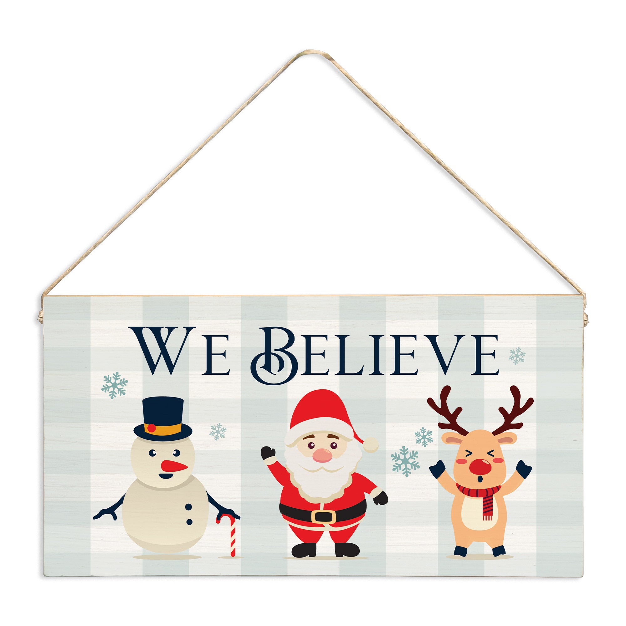 We Believe | Twine Sign – Rustic Marlin
