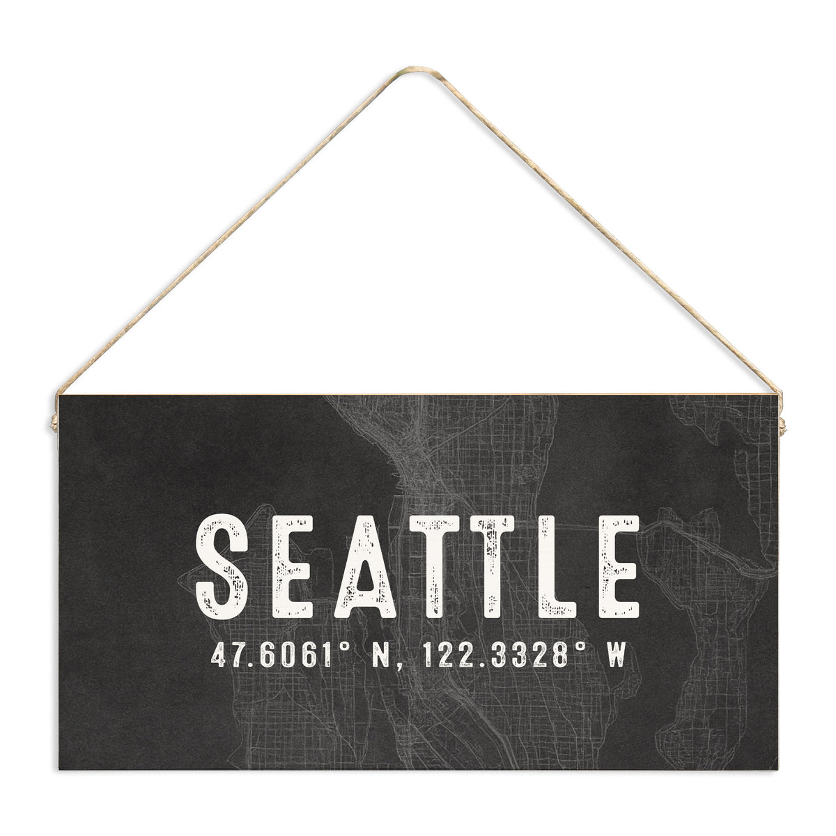 Seattle City Grid Twine Sign
