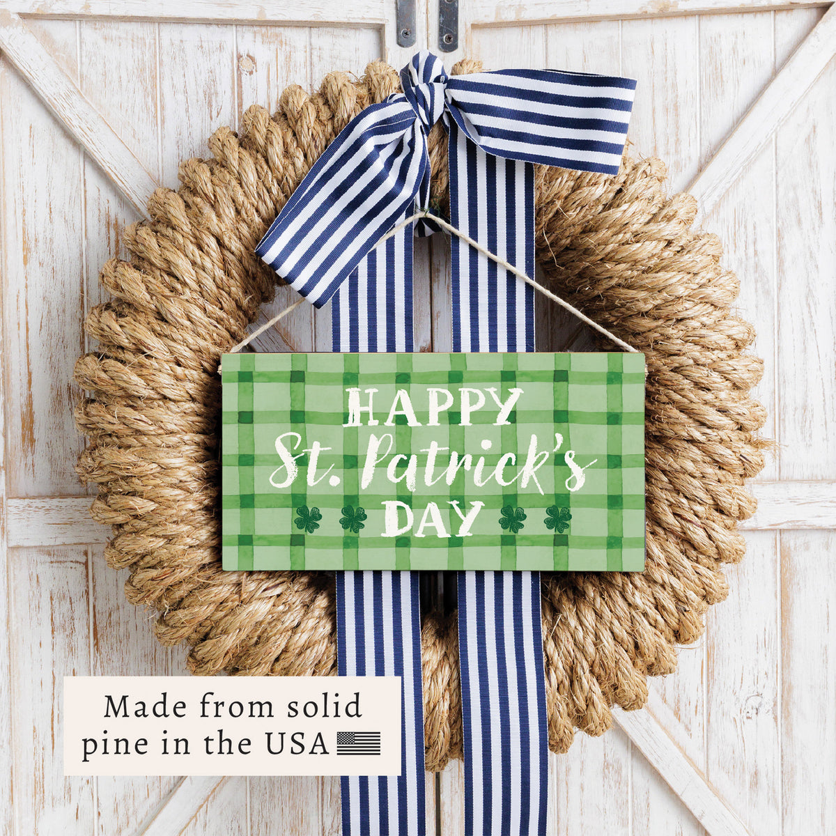 Happy St.Patrick's Day Twine Sign