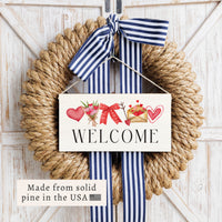 Valentine Icons Welcome Twine Sign