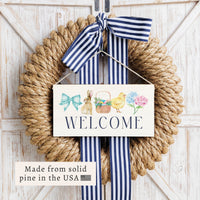 Easter Icons Welcome Twine Sign
