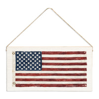 American Vintage Flag Twine Sign