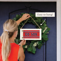 Go Sox Twine Sign