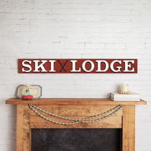Load image into Gallery viewer, Ski Lodge Barn Wood Sign
