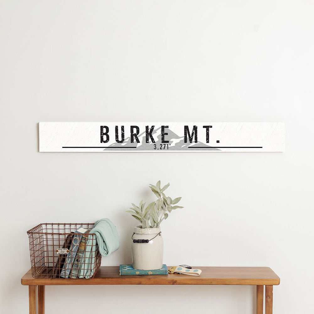 Personalized Mountain Barn Wood Sign