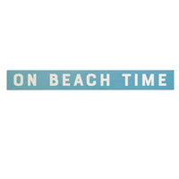 Surf Blue Personalized Barnwood Sign