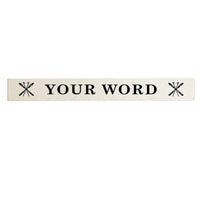 Cross Skis Personalized Barnwood Sign