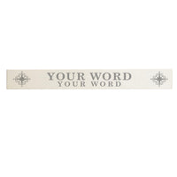 Compass Personalized Barnwood Sign