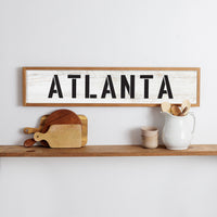 Stencil White Personalized Barn Wood Sign