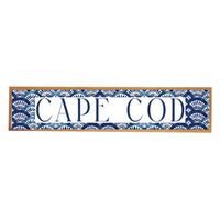 Boho Blue Fan  Personalized Barnwood Sign