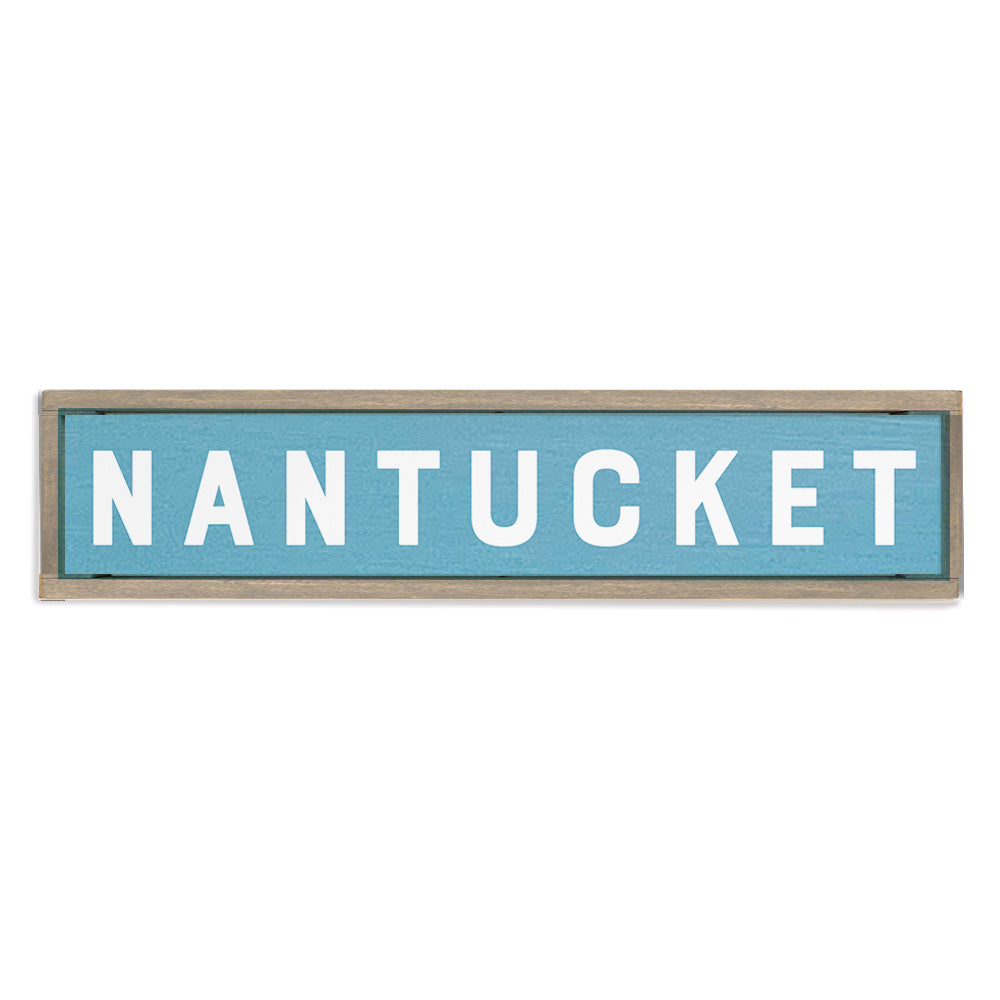Blue Personalized Barnwood Sign 10x44