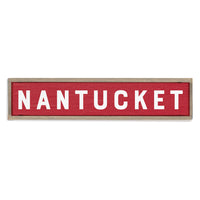 Red Personalized Barnwood Sign 10x44