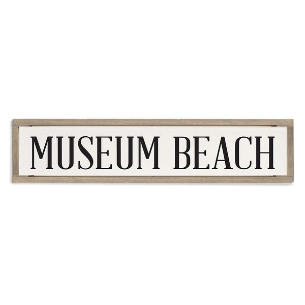 Serif White Personalized Barn Wood Sign
