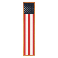 50 Stars Flag Framed Barn Wood Sign