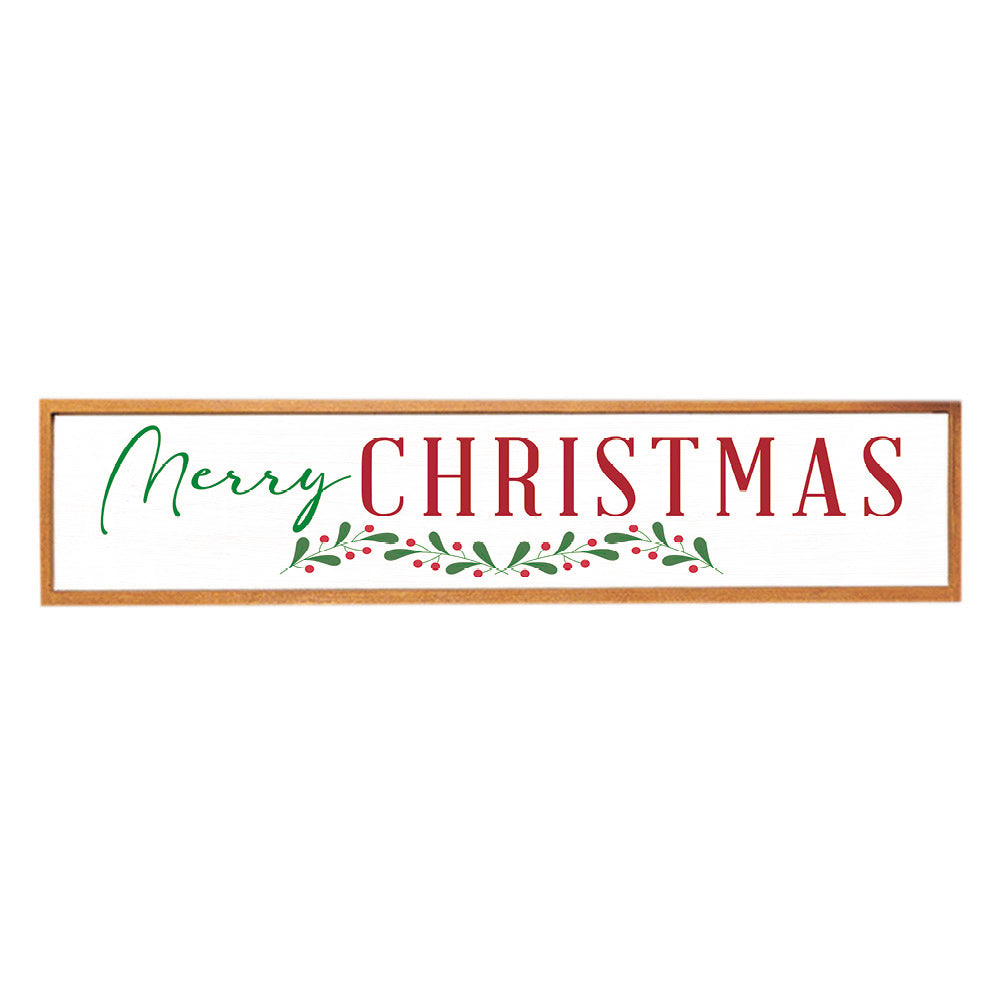 Merry Christmas Classic Barn Wood Sign