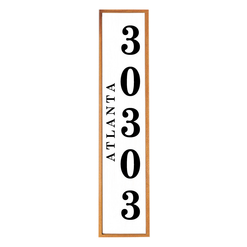 Town & Zip Code Framed Personalized Barnwood Sign | Barnwood Sign ...