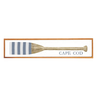 Striped Oar Personalized Barn Wood Sign