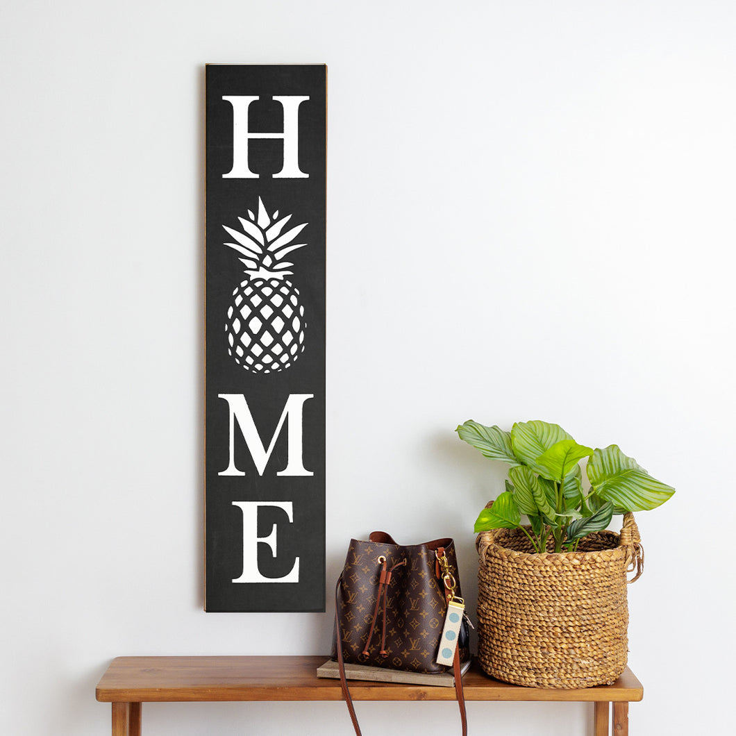 Home Pineapple Barn Wood Sign