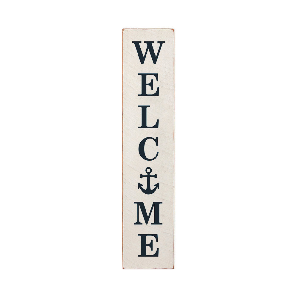 Anchor Welcome Barn Wood Sign