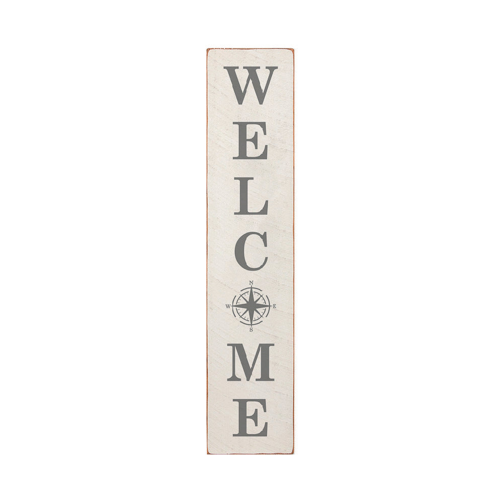 Welcome Compass Barn Wood Sign