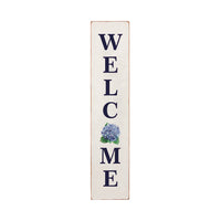 Hydrangea Welcome Barnwood Sign