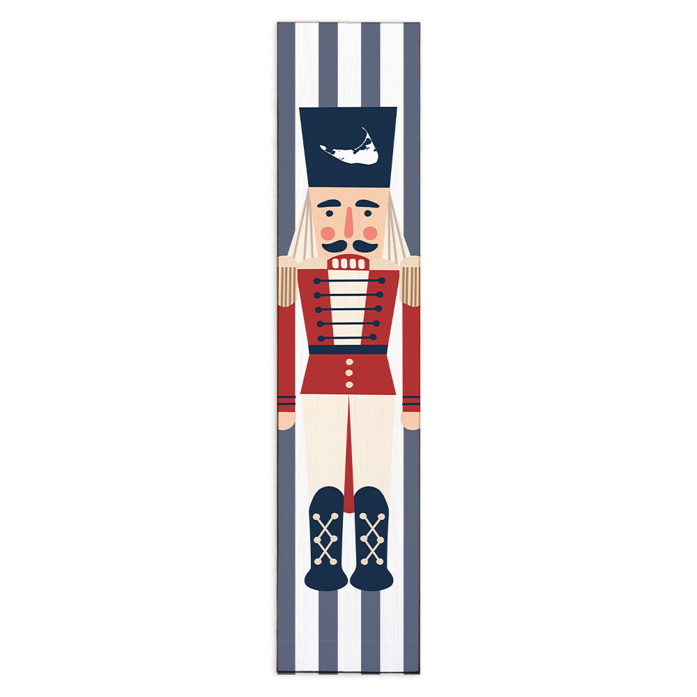 Nantucket Nutcracker Porch Leaner