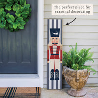 Nantucket Nutcracker Porch Leaner