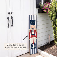 Nantucket Nutcracker Porch Leaner