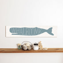 Load image into Gallery viewer, Whalecome Barn Wood Sign
