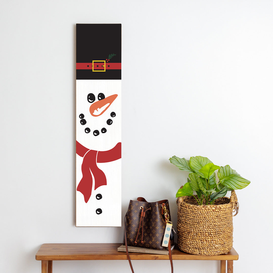 Snowman Barn Wood Sign