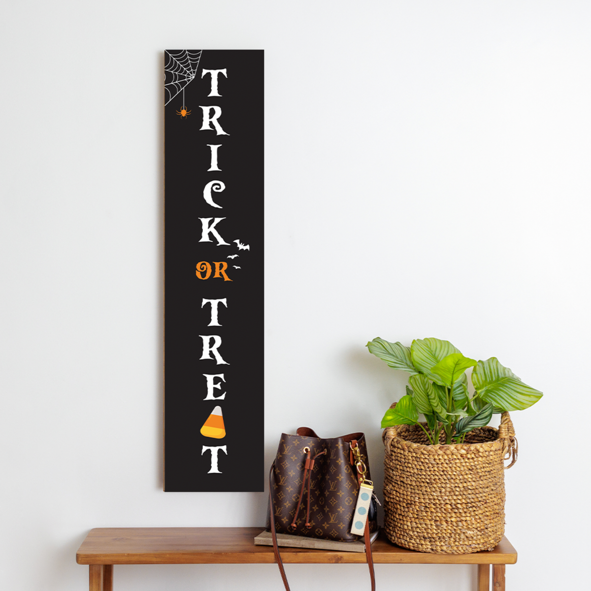 Trick or Treat Barn Wood Sign