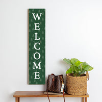 Evergreen ChristmasTree Welcome Barn Wood Sign