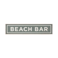 Ocean/White with Border Personalized Barnwood Sign