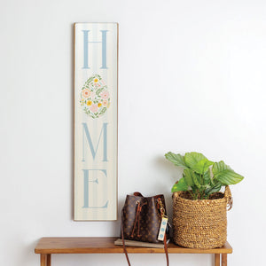 Floral Easter Egg Home Leaner