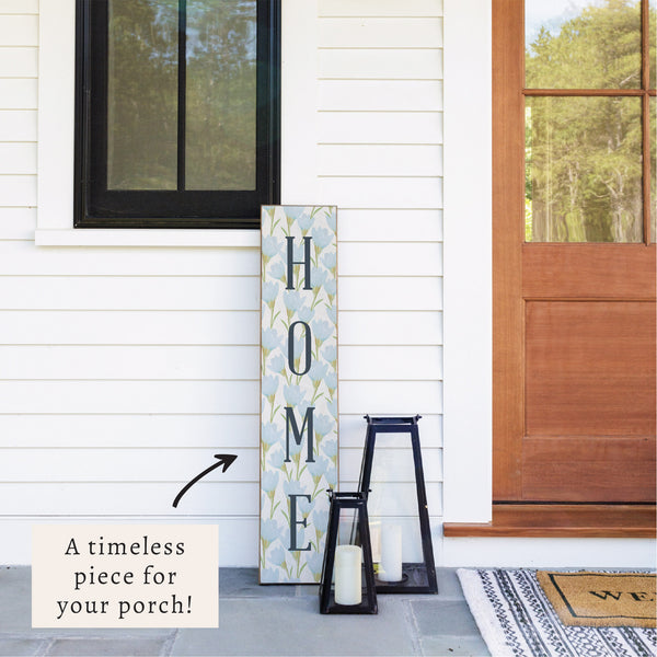 Blue Blossom Home Porch Leaner
