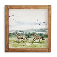 Running Horses Wall Art