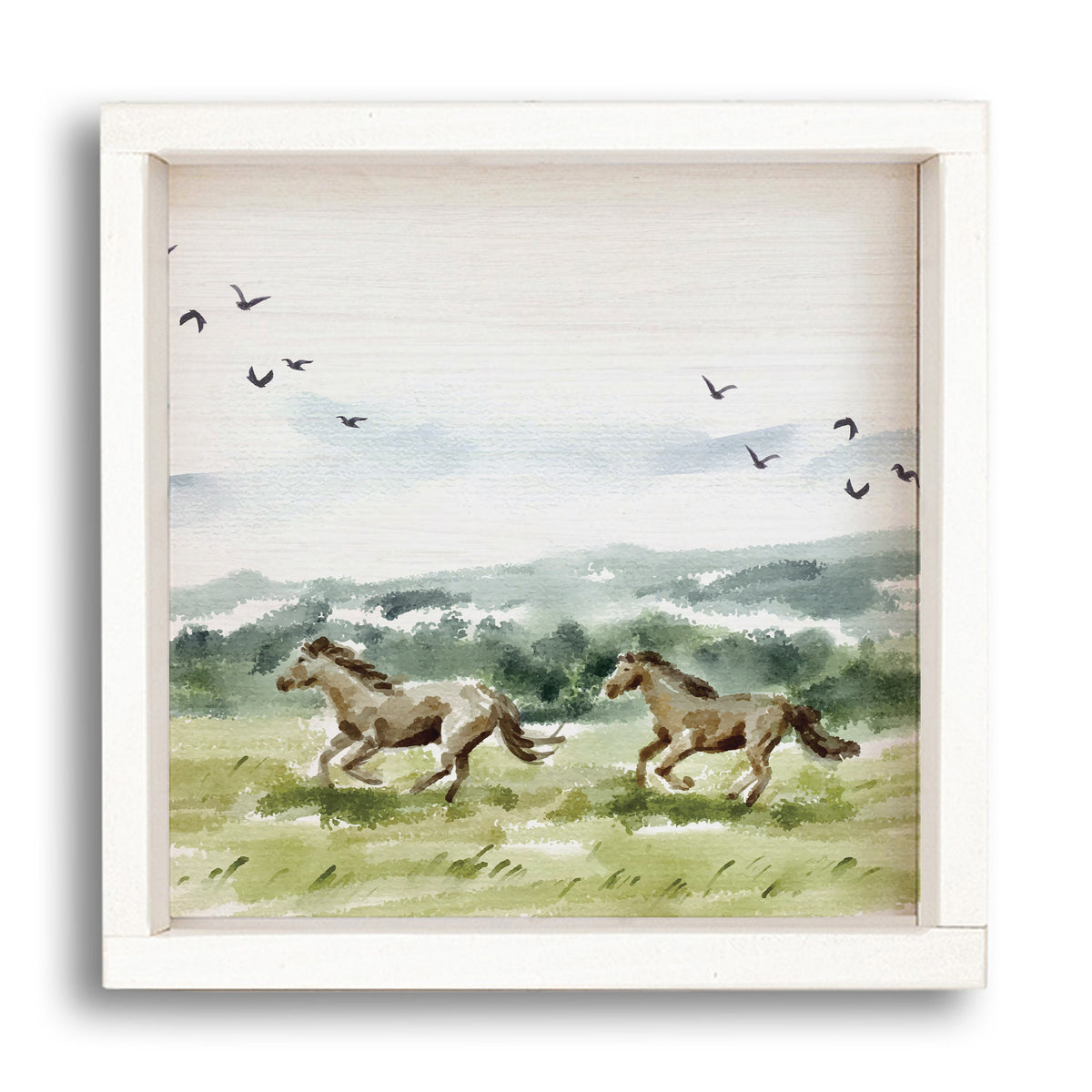 Running Horses Wall Art