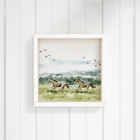 Running Horses Wall Art
