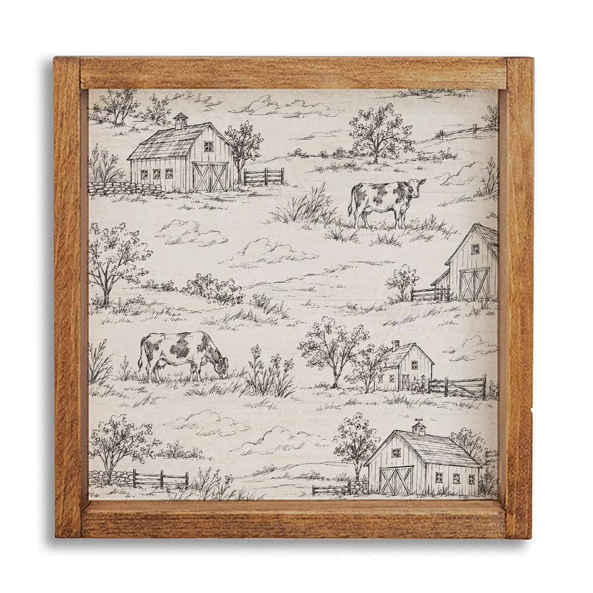 Farm Sketch Wall Art