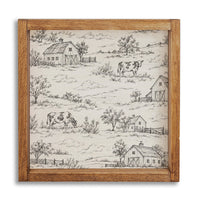 Farm Sketch Wall Art
