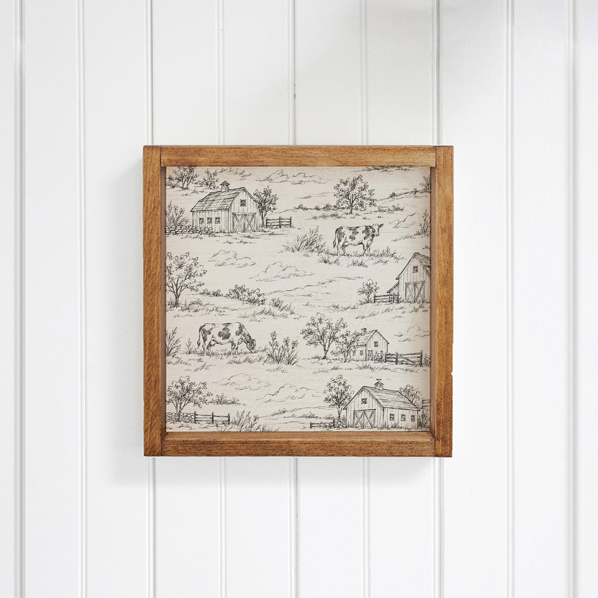 Farm Sketch Wall Art