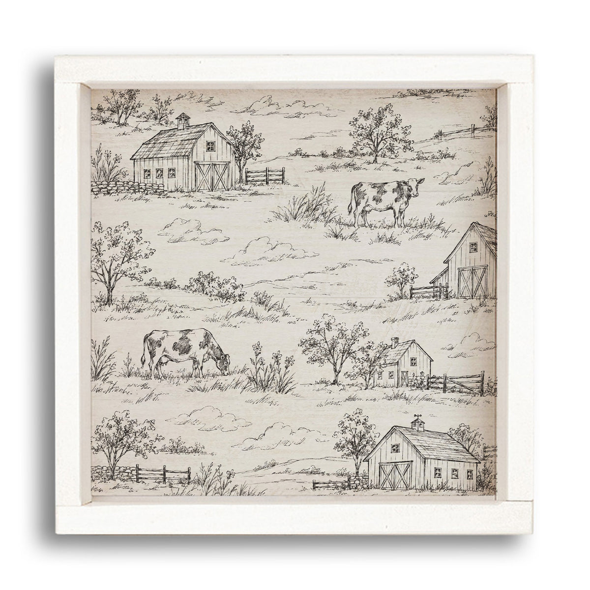 Farm Sketch Wall Art