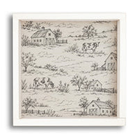 Farm Sketch Wall Art