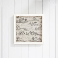 Farm Sketch Wall Art